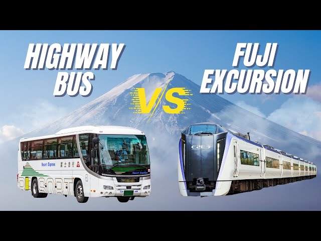 Bus or Train? Which is better for the Sakura viewing trip to the Mt Fuji area?【JAPAN TRAVEL GUIDE】