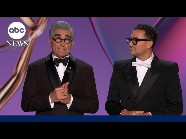 Eugene and Dan Levy open the 76th Emmy Awards