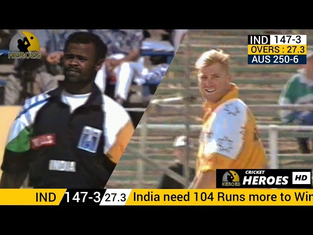 23 year Old Angry Vinod Kambli Destroying Australian Legendary Bowlers and chased the Target