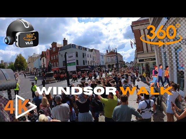 360° Filming I Windsor Walk 🚶‍♂️ In  🏰💂