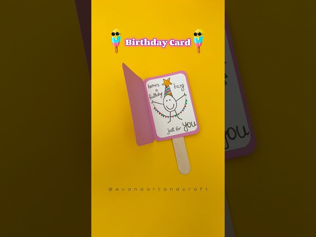 DIY Ice Cream Birthday Card Ideas