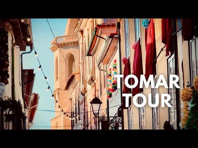 Virtual Run and Ride | Tomar : The Most Underrated City in Portugal | 4k 60 fps POV Tour w/ captions