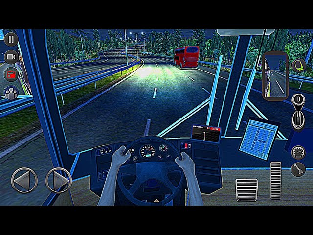 Bus Simulator Ultimate - Night Bus Driving byebass road - Android gameplay