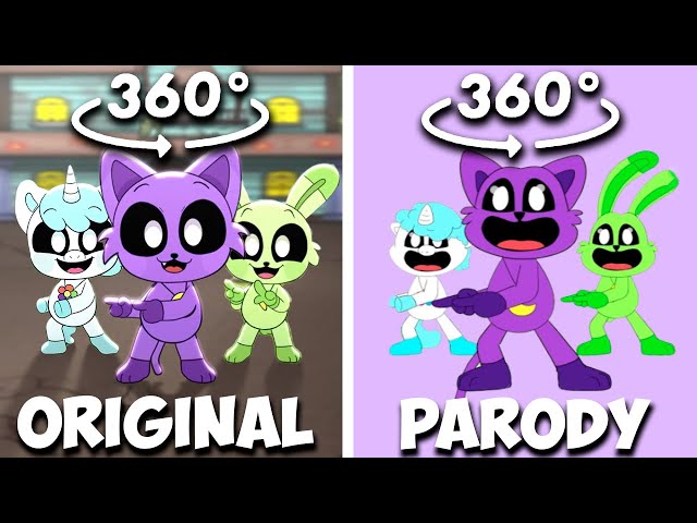 360° VR Smiling Critters POKEDANCE Original vs Parody