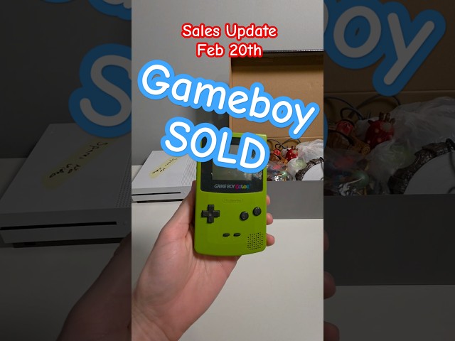 What Sold Today? eBay Reseller Tips & Profits! 💰📦 #ebay #profit #orders #makemoneyonline #gameboy