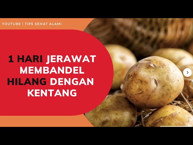 AMPUH!! Cara Menghilangkan Jerawat Secara Cepat dan Alami Dalam 1 Hari Menggunakan Kentang