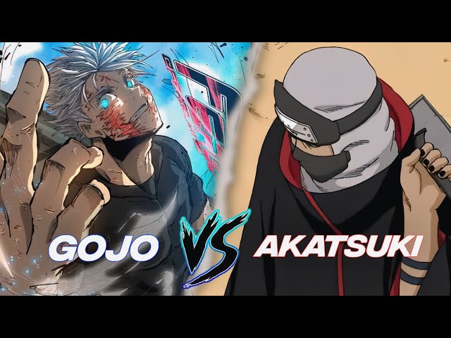 Gojo Vs Akatsuki 🔥 | How many Akatsuki members can Gojo take down?