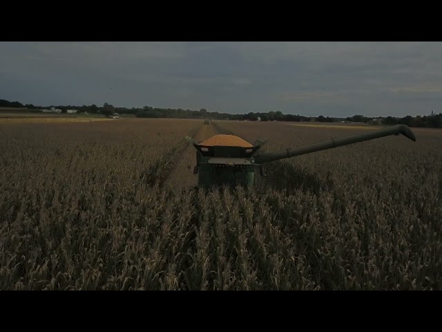 Tom Farms John Deere 790 Combine "coming at you".