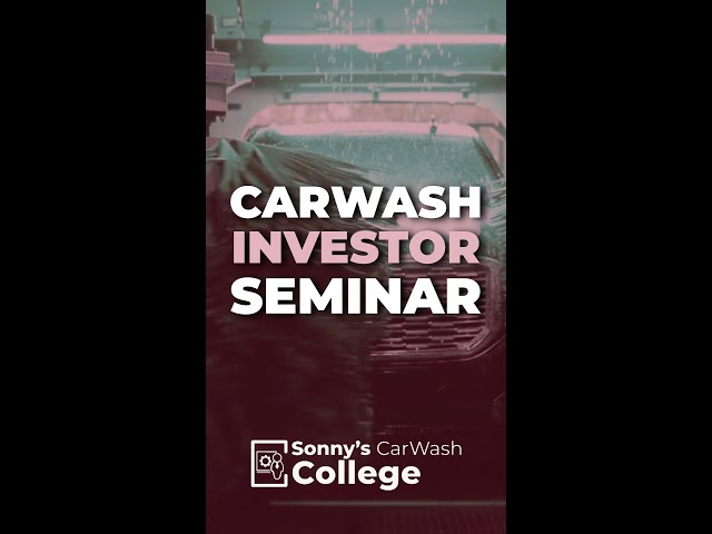 CarWash Investor Seminar Overview Video with SVP Bob Fox!