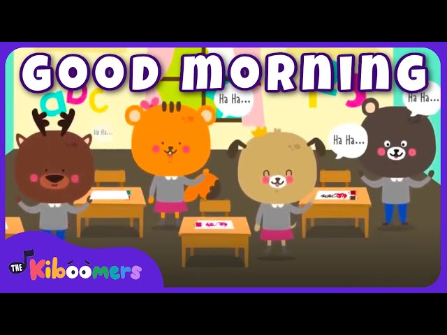 Good Morning Song - THE KIBOOMERS Preschool Songs for Circle Time