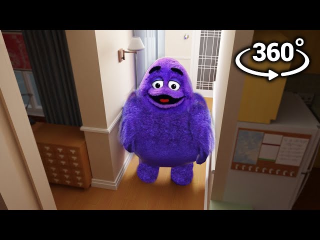 Grimace Shake 360° - IN YOUR HOUSE!