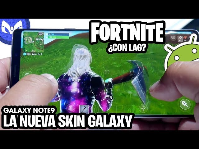 ASI ES FORTNITE EN GALAXY NOTE 9 - PRIMERA VEZ EN ANDROID