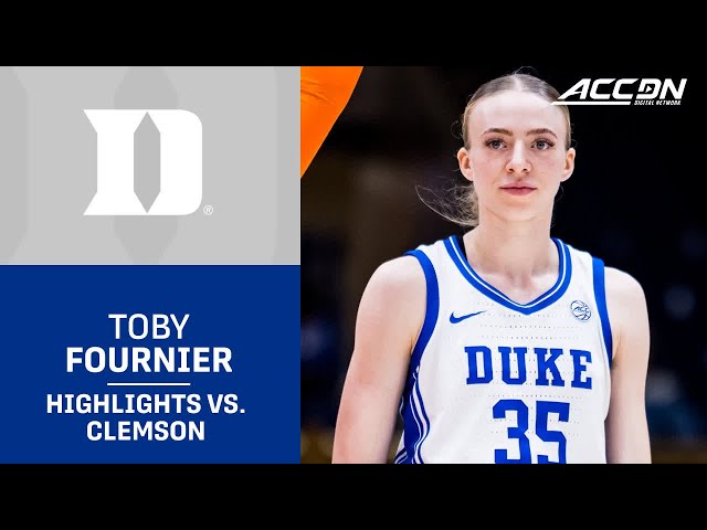 Duke's Toby Fournier A Key Cog For The Blue Devils Offense In Win