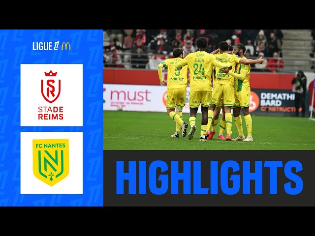 STADE DE REIMS - FC NANTES (1-2) - Week 20 - Ligue 1 McDonald's 24/25