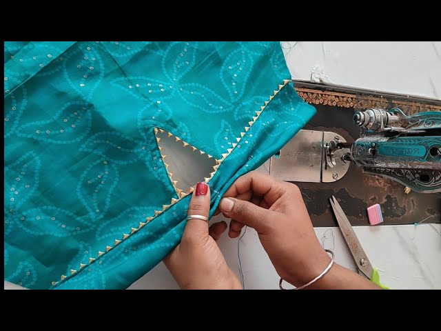 very easy and beautiful sleeves design cutting and stitching full video #2025