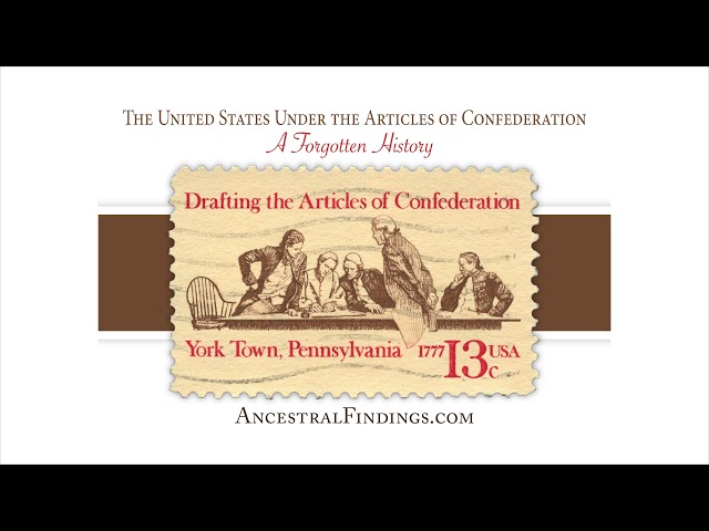 AF-407: The United States Under the Articles of Confederation: A Forgotten History