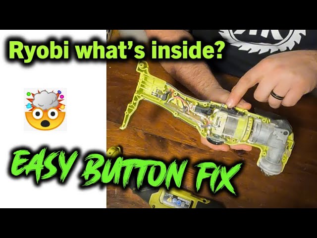 Ryobi multitool button fix [What's inside]