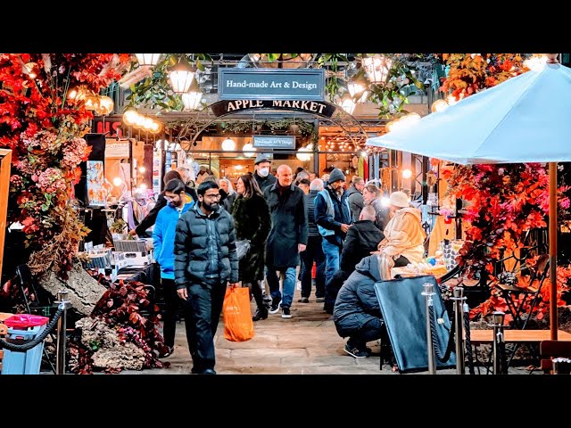 London Walk |Central London Busy On Friday Evening-Covent Garden, Leicester Square-Nov 2021 [4k HDR]