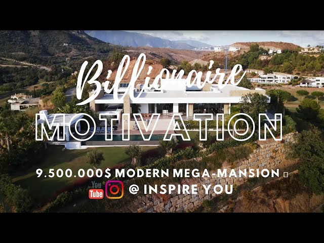 Billionaire Motivation 🤑 9.500.000$ Modern Mega-Mansion in Marbella