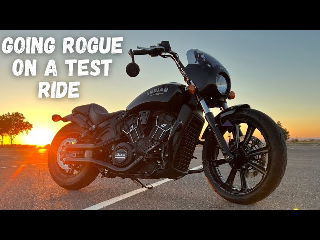 2023 Indian Scout Rogue Test Ride