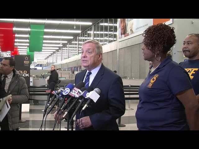 Durbin Highlights Effects of Government Shutdown on TSA Employees