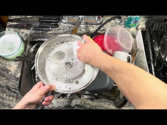 ASMR Washing Dishes 38 (no talking)