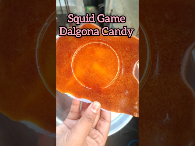 Squid 🐙 Game SUGAR Candy #squidgame #dalgonacandychallenge #dalgona #squidgame2