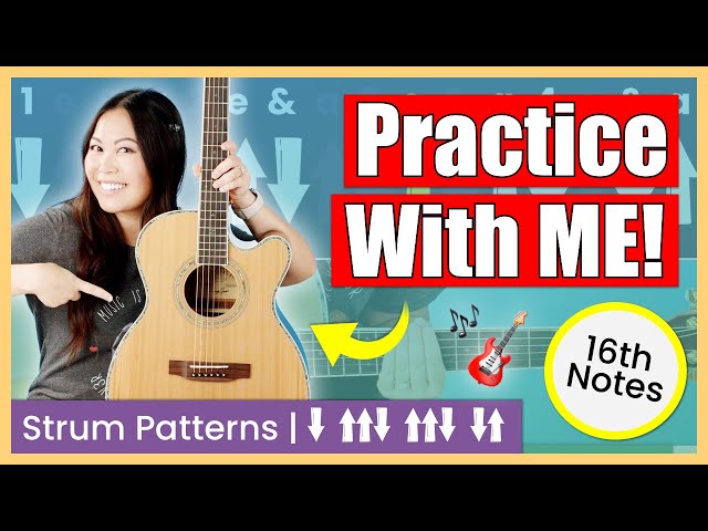 Practice With Me! | Strumming Patterns - D UUD UUD DU | How to Practice Strumming | Daily Warm Up 🎸