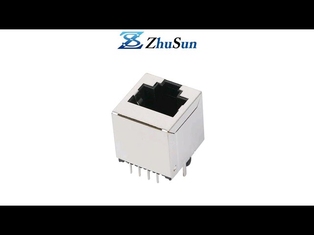 JXD2-0011NL Compatible ZhuSun Jack Female RJ45 Vertical LAN Integrated Transformer assembly