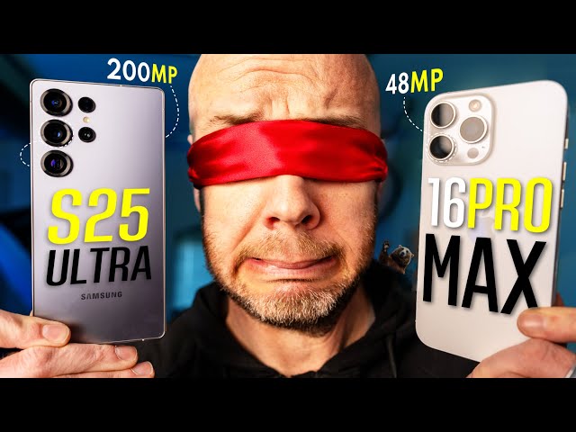 Samsung S25 Ultra vs iPhone 16 Pro Max: BLIND CAMERA TEST!