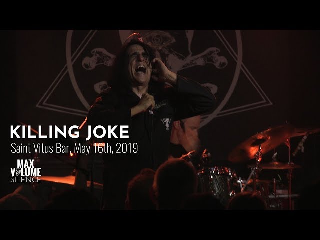 KILLING JOKE live at Saint Vitus Bar, May 16th, 2019