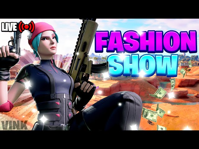 🔴REAL FORTNITE FASHION SHOW LIVE! FORTNITE LIVE! CUSTOM MATCHMAKING! GIFTING Win = 5000 Vbucks!