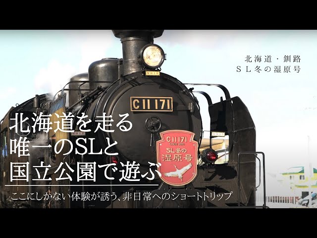 【SL&FUN】SL冬の湿原号と釧路の大地　編【4K】