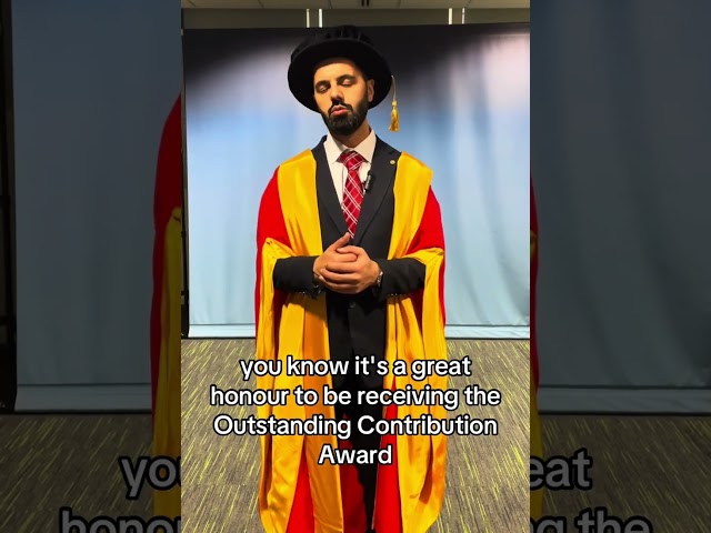 How does it feel to be an Honorary Graduate? | Ishfaq Farooq #graduations