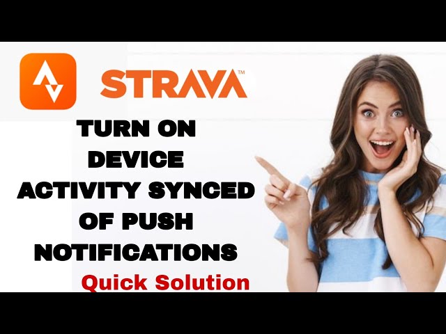 How To Turn On Device Activity Synced Of Push Notifications On Strava App | Step By Step