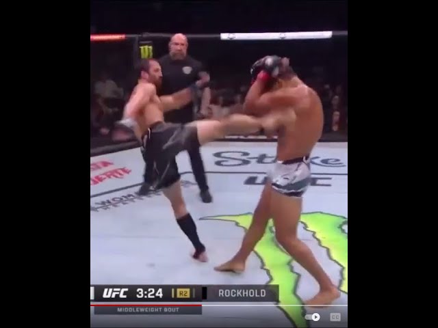 Luke Rockhold lands 360 Roundhouse Kick on Costa