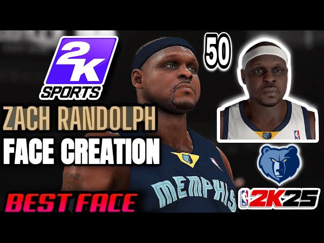 Zach Randolph Face Creation 2K25 *RARE* Zach Randolph Face Creation In 2K25 + How To Look Like Zebo