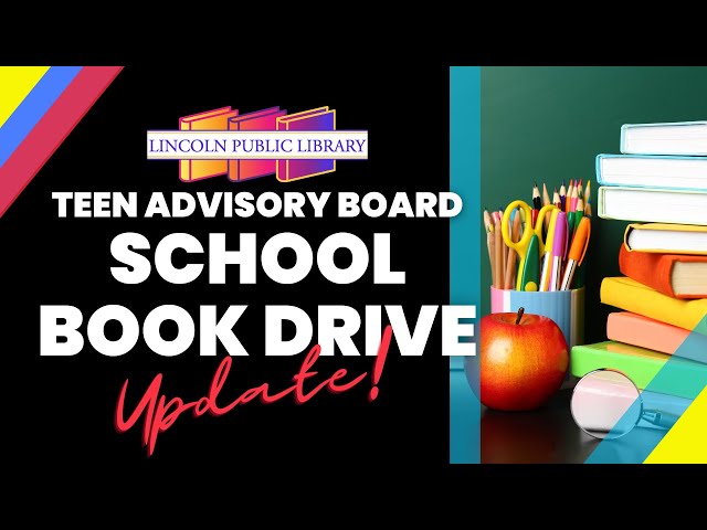 TAB School Book Drive 2023 - Update!