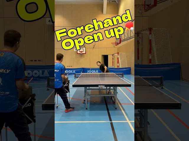 Forehand open up #pingpong #moberlyttc  #tabletennis