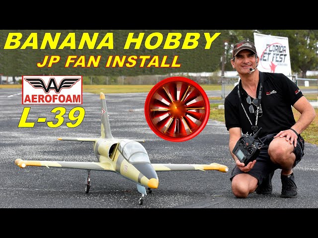 BANANA HOBBY / AEROFOAM 105MM L-39 105MM JP Fan Installation By: RCINFORMER