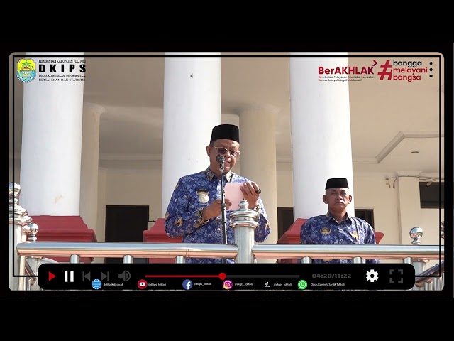 UPACARA MEMPERINGATI SUMPAH PEMUDA Pjs. BUPATI TEKANKAN DISIPLIN