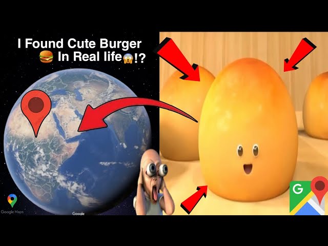 😶‍🌫️😰 I Found A Very Strange Cute Burgar In Google Earth!? #viralvideo #googleearth #trending #ad10k