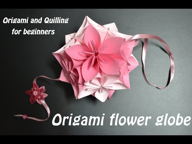 How to make an Origami Flower Ball - Wedding & Party Decorations - Kusudama - DIY Crafts Tutorials