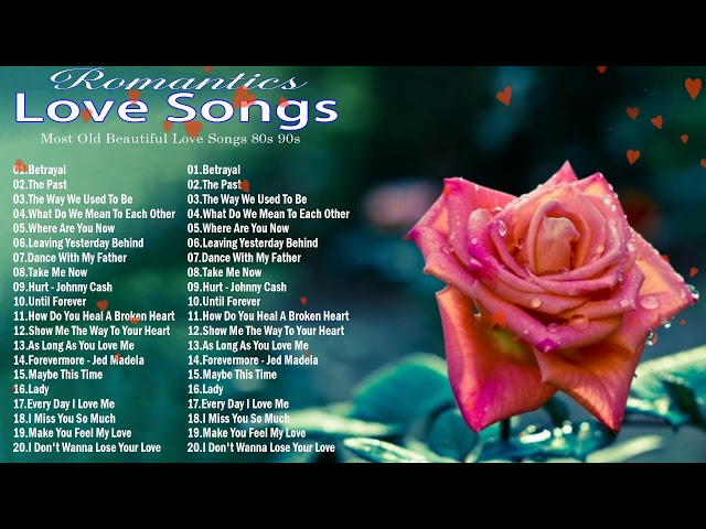 Mellow Beautiful Love Songs 70's 80's 90's || Most Romantic Love Songs Of All Time