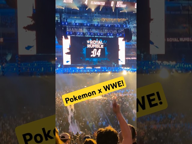 Opening Pokemon Cards at WWE's Royal Rumble!