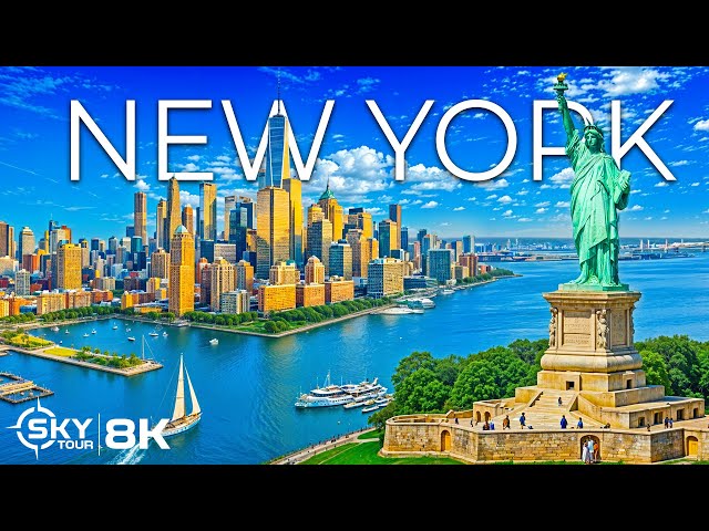 New York 8K UHD - Experience the City That Never Sleeps with Relaxing Piano Music: 8K Ultra HD Video