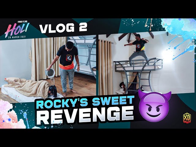 ROCKY BHAI SWEET REVENGE @ XO SPACE | Vlog 2- Garena Free Fire