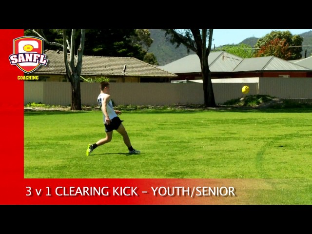 3v1 CLEARING KICK - Youth / Senior