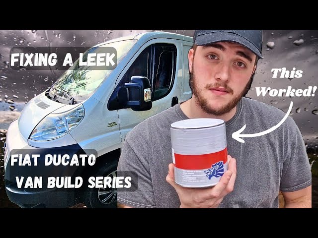 How to Fix A ROOF LEEK | DIY Ducato Van Conversion | UK