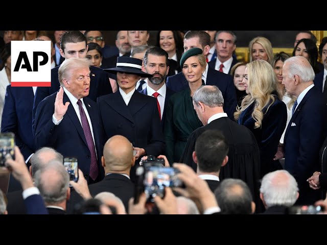 WATCH: Highlights from Donald Trump's inauguration